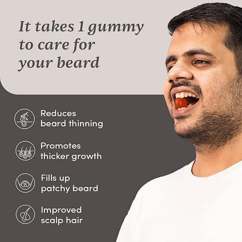 Man Matters Beard Gummies For Men